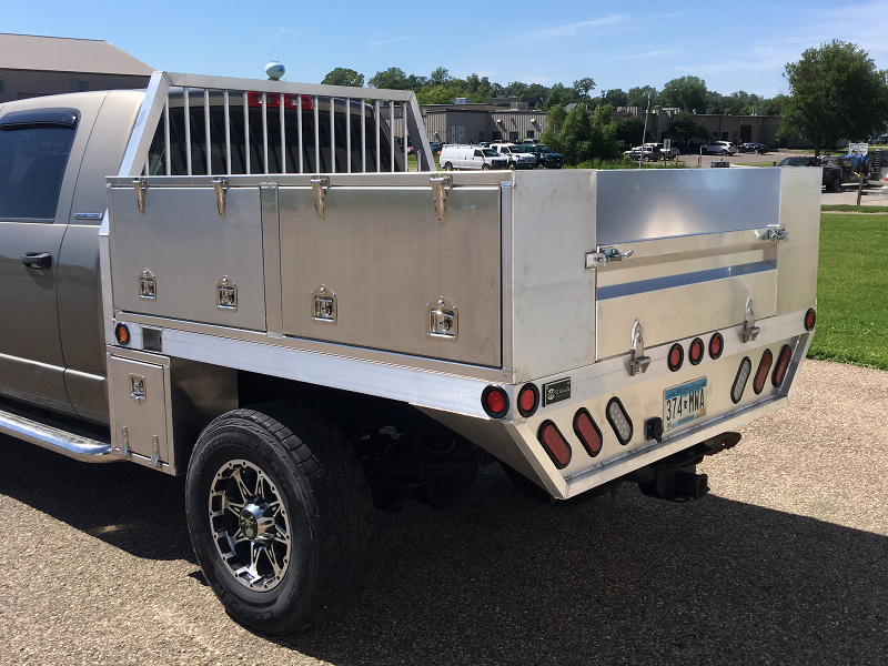 Flatbed Truck with Toolbox